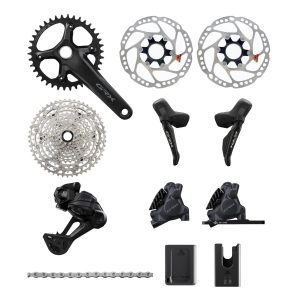 Shimano GRX BL- RS 717 groep set  1 x12 Speed  Draadloos    modeljaar 2026 NEW  !