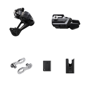 Shimano DEORE 12 speed Upgrade-kit achterderailleur DI2 SGS   Klemband  of I-SPEC EV