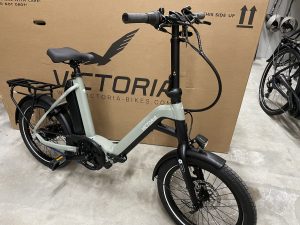 Victoria scalyo 3  E-bike vouwfiets , met Gates Belt , Riemaandrijving  Camper Vouwfiets E-bike