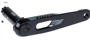 SRAM crank Powermeter Rival AXS  E1 Links   normaal of Wide