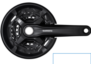 SHIMANO Crankstel FC-MT210 CRANKSET  3x 9 speed 170,0 mm > 40-30-22T Zwart