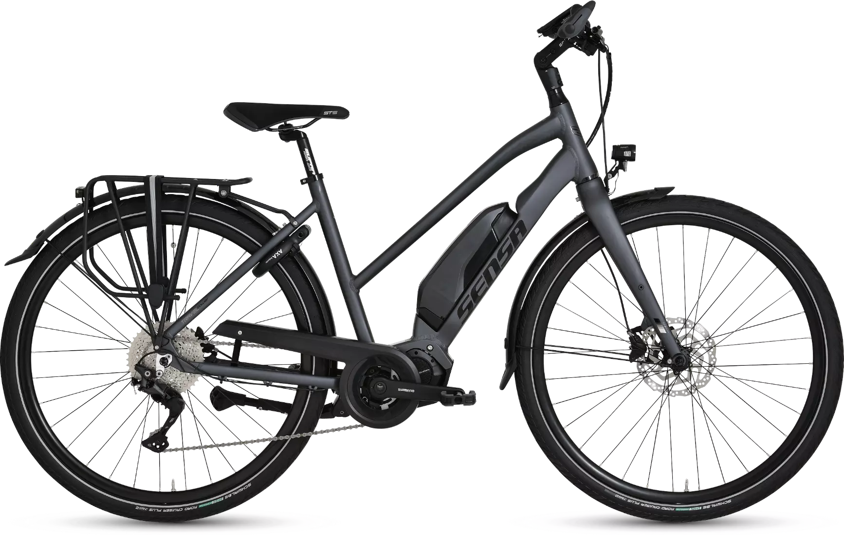 Sensa Travel power V10 E-bike Shimano Steps Middenmotor accu 504watt Dames of ,, - Delta Bikes
