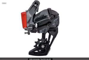SRAM achterderailleur Rival XPLR AXS"  12 Speed   10t/m 44Tanden