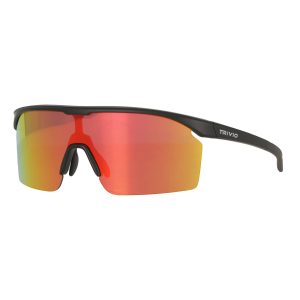 Trivio - Fietsbril Noa Zwart Revo Rood met Extra Transparante Lens