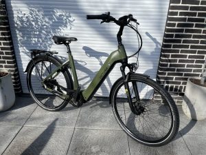 Victoria E-bike eManufaktur 11.9 Riemaandrijving , Enviolo , Bosch CX 85nm 54cm > Leger groen