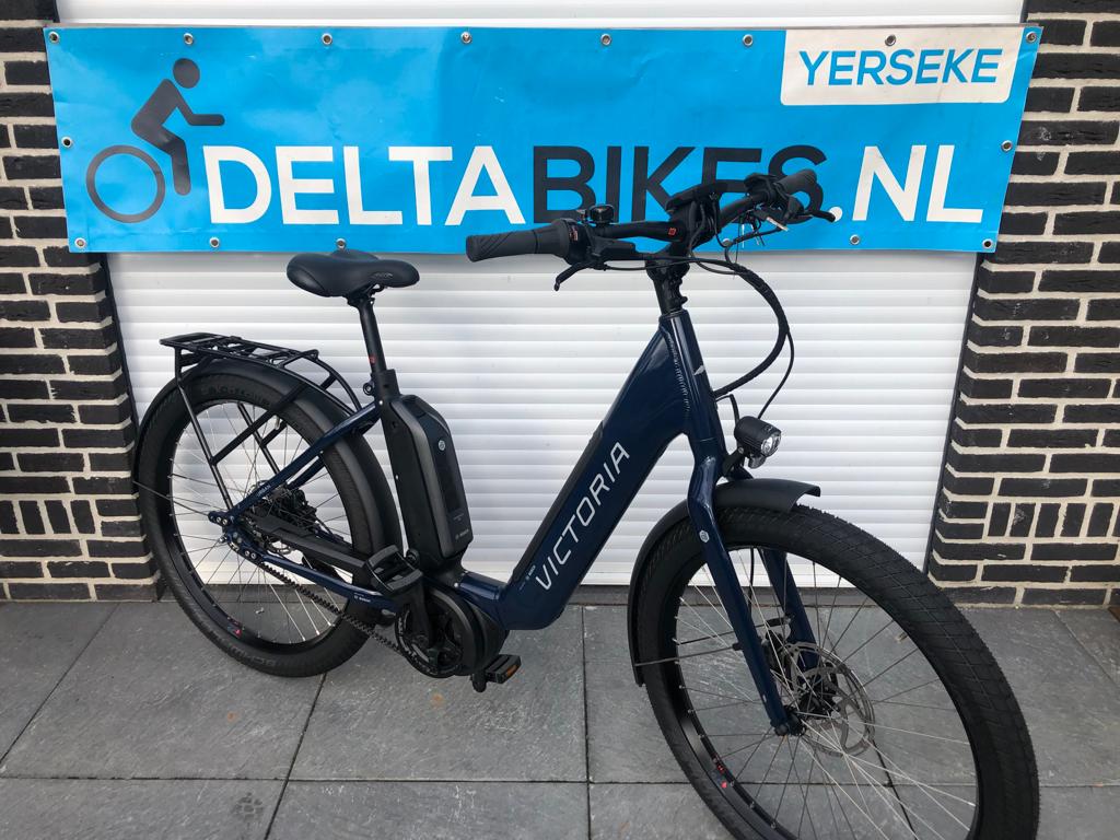 Victoria E-bike eUrban 13.8 Dubbele Accu 2 X 500Wh Accu ,,Framemaat 52cm  Demo - Delta Bikes