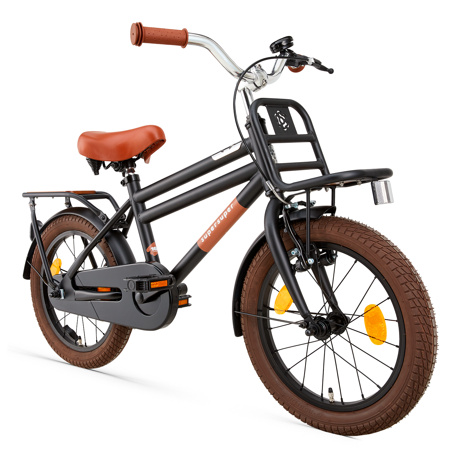 deze formaat decaan Popal Cooper Bamboo 16 Mat zwart Jongens. - Delta Bikes