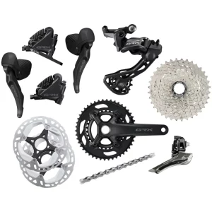 Shimano GRX 610 2x 12 speed Gravel Groep set