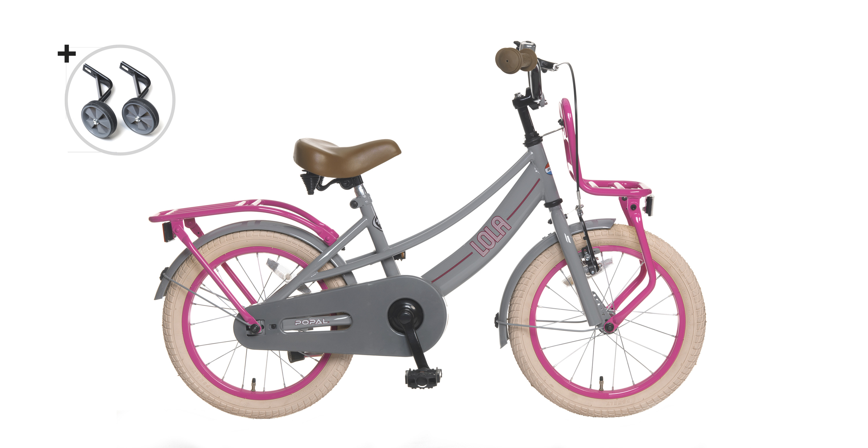 vrijgesteld Omgaan met waarde Popal Little Miss 16 Roze - Delta Bikes
